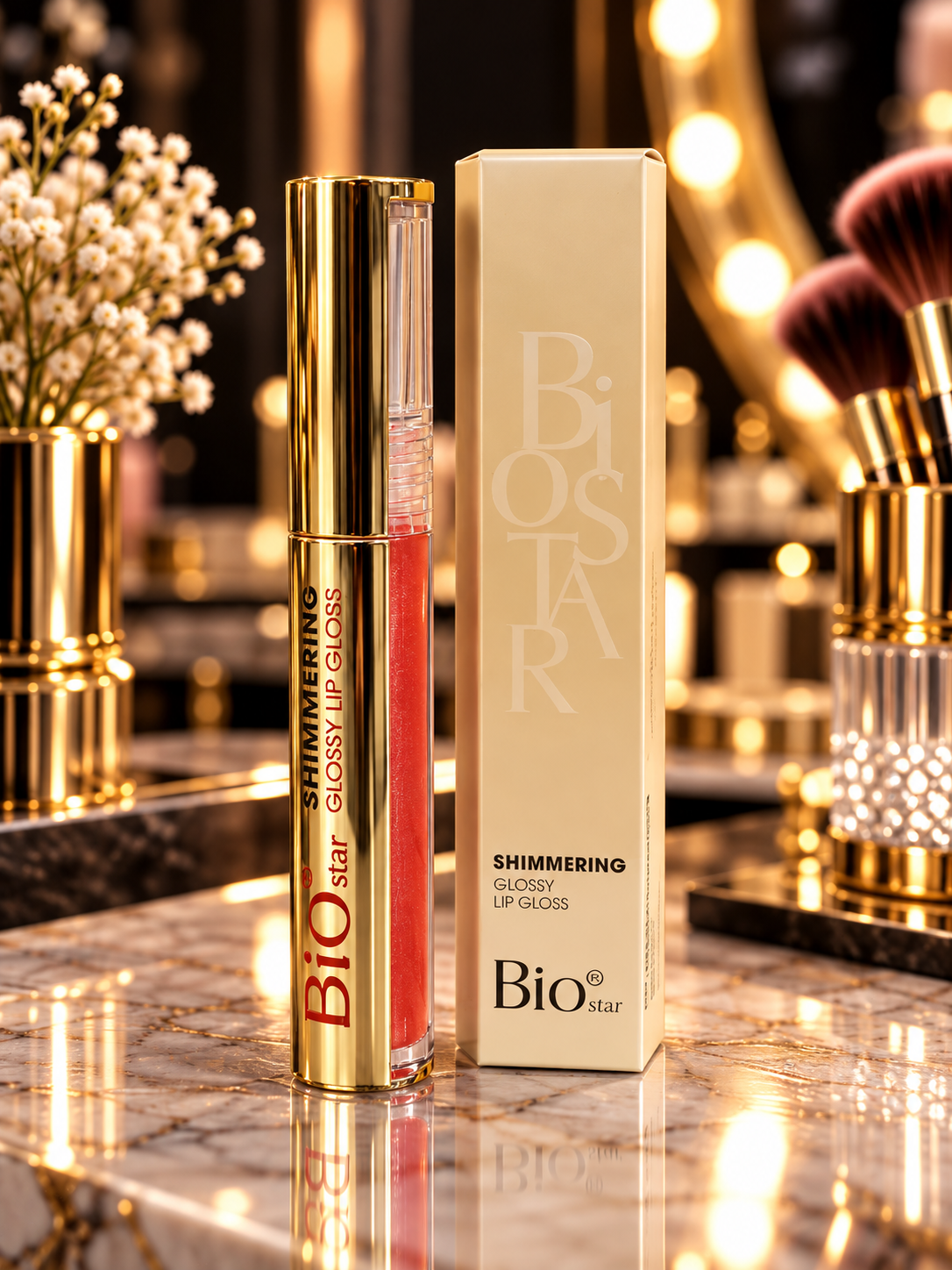 لیپ گلاس شاینر بیو استار مدل Shimmering Glossy Lip Gloss